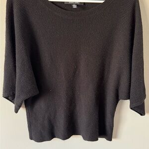 Ellen Tracy Black Knit Top